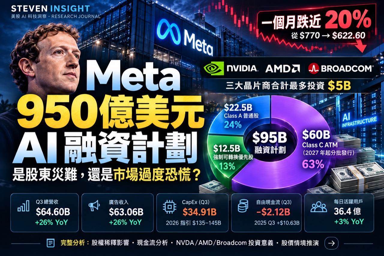 Meta 950 億美元 AI 融資計畫分析