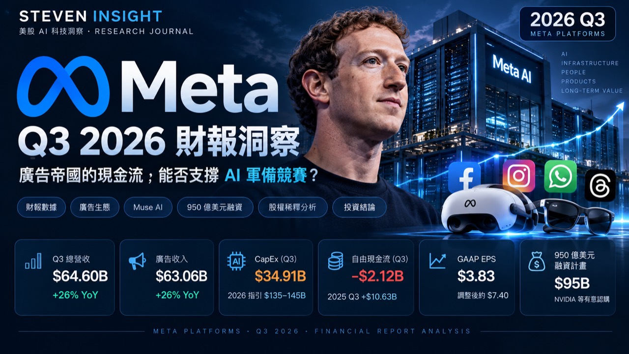 Meta 2026 Q3 財報洞察｜廣告帝國的現金流與 AI 軍備競賽